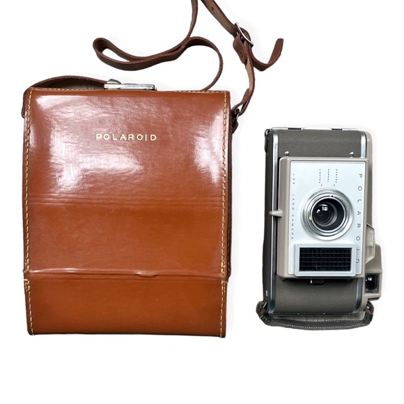 RARE Polaroid J33 Land Camera w/Original Leather Case - Picture 15 of 15